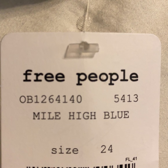 🆕Free people Jean skirt🥰 - Picture 6 of 6